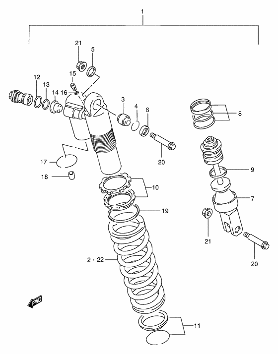 Shock absorber              

                  Model v