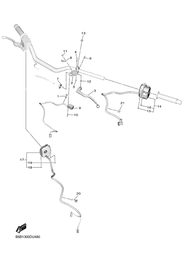 Handle switch & lever