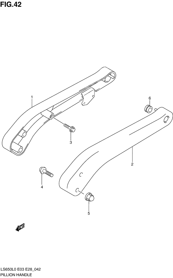 Pillion handle