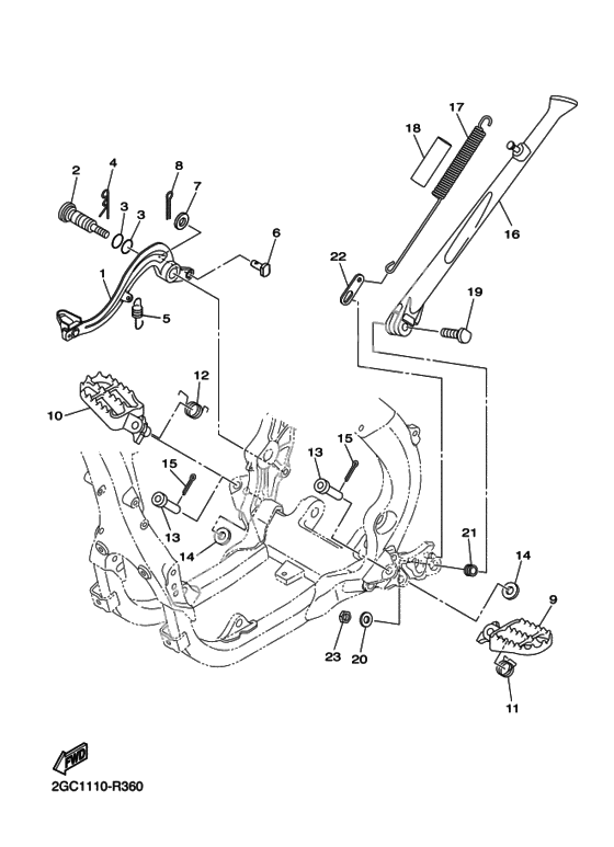 Подножки & Подставка