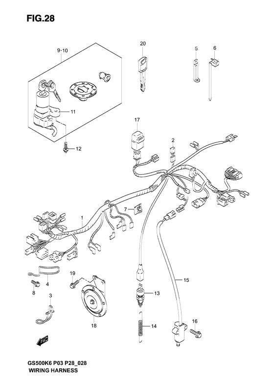 Wiring harness              

                  Model k3