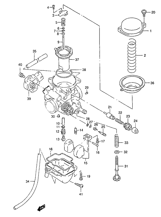 Carburetor assy              

                  Model y