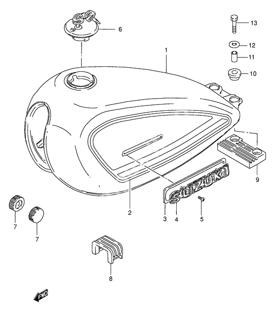 Tank fuel              

                  Model y