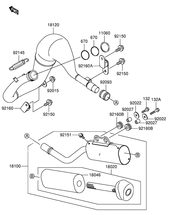 Muffler comp