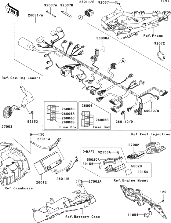 Chassis electrical equipment