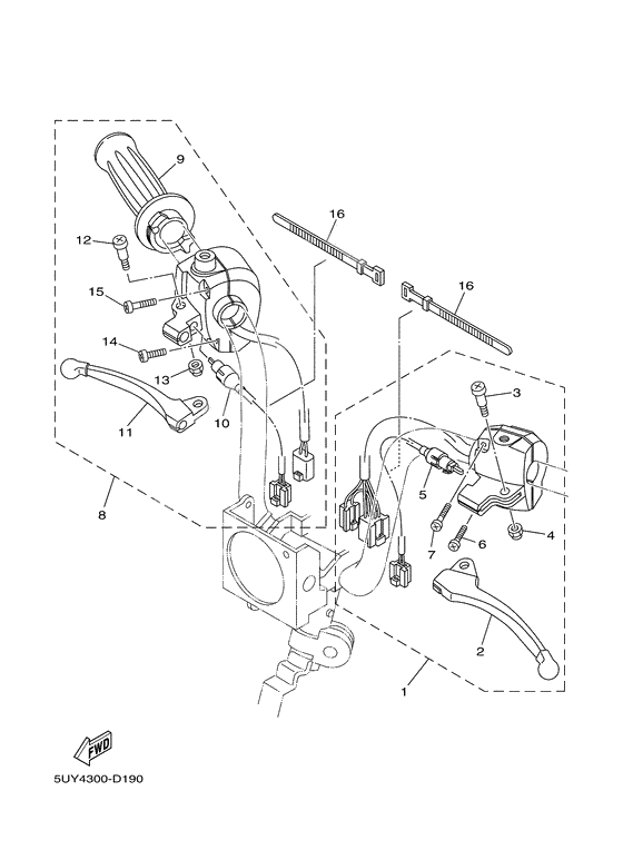 Handle switch & lever