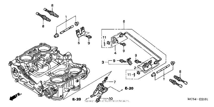 Throttle body (comp.)