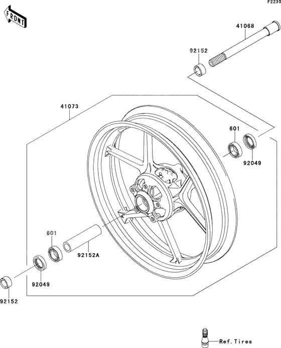 Front wheel