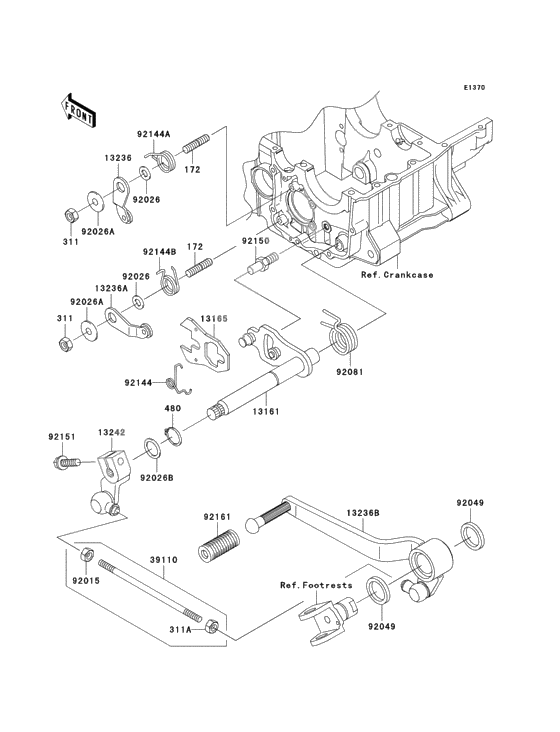 Gear change mechanism