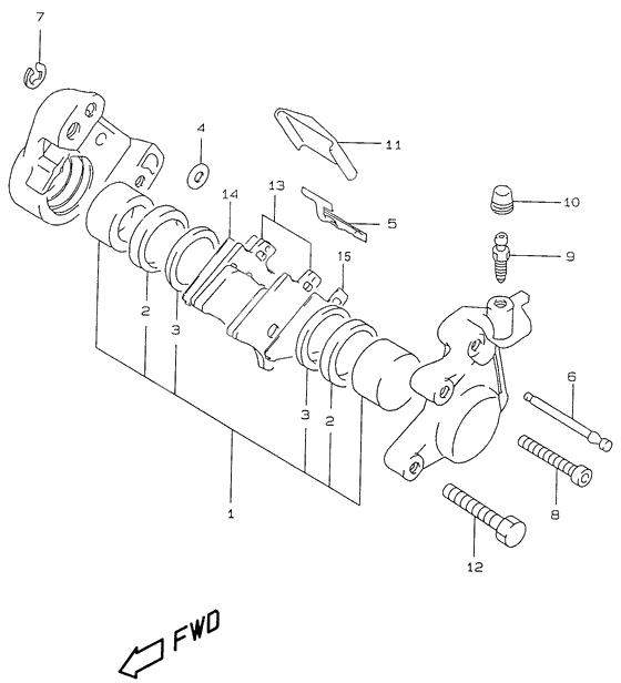 Front caliper