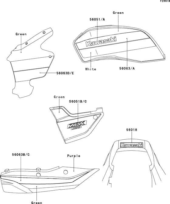 Decals(green/white)