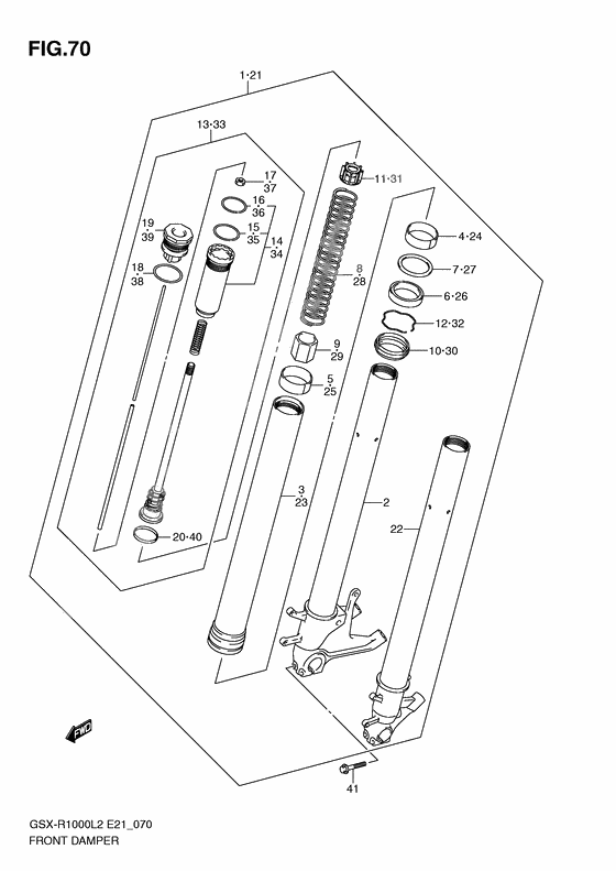 Front damper