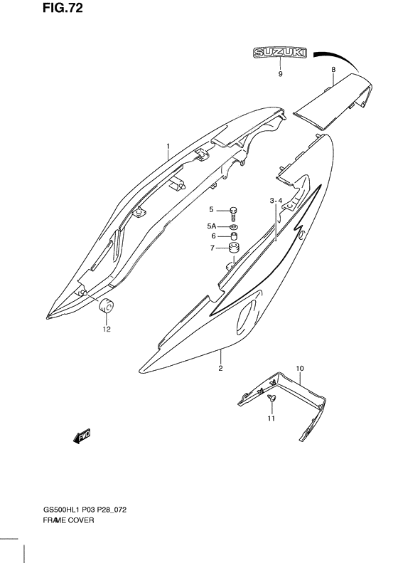 Frame cover              

                  Gs500fh p28