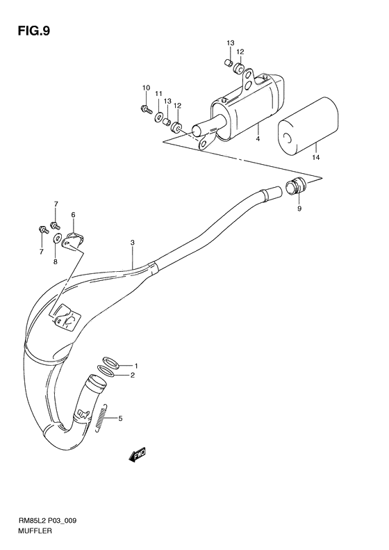 Muffler comp