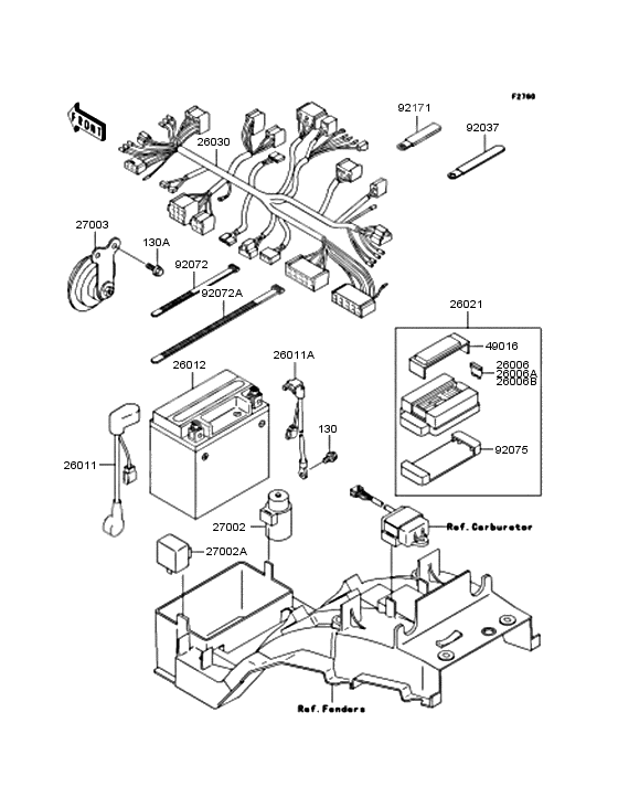 Chassis electrical equipment