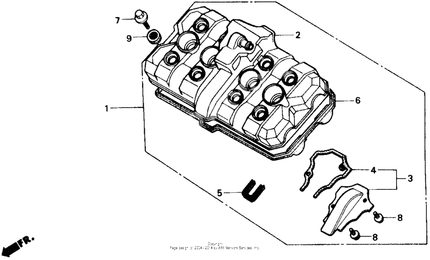 Cylinder head cover