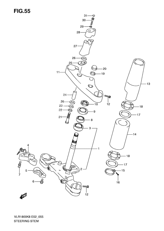 Steering stem