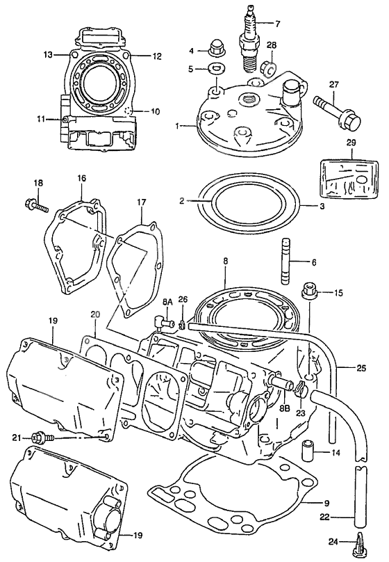 Cylinder              

                  Model t/v/w