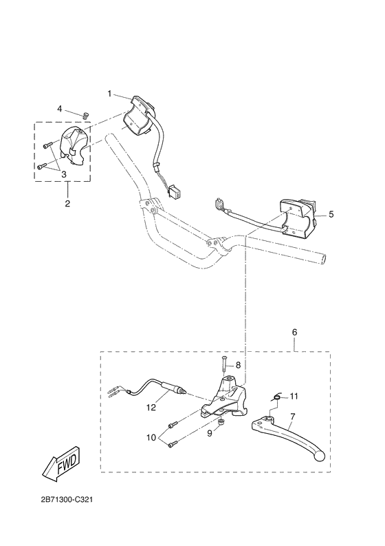 Handle switch & lever