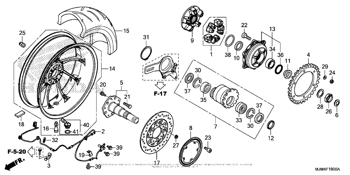 Заднее колесо