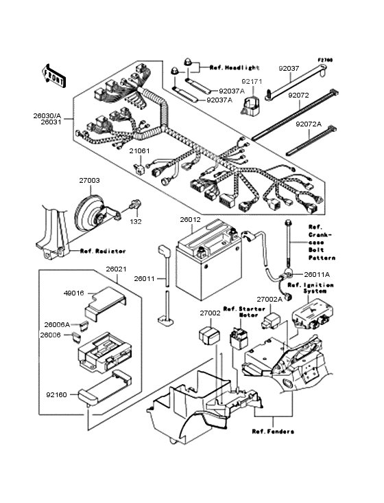 Chassis electrical equipment