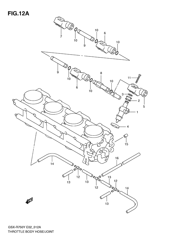 Throttle body hose/joint              

                  Model k1