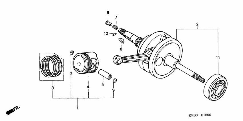 Crankshaft/piston              

                  NSS2501/NSS250A