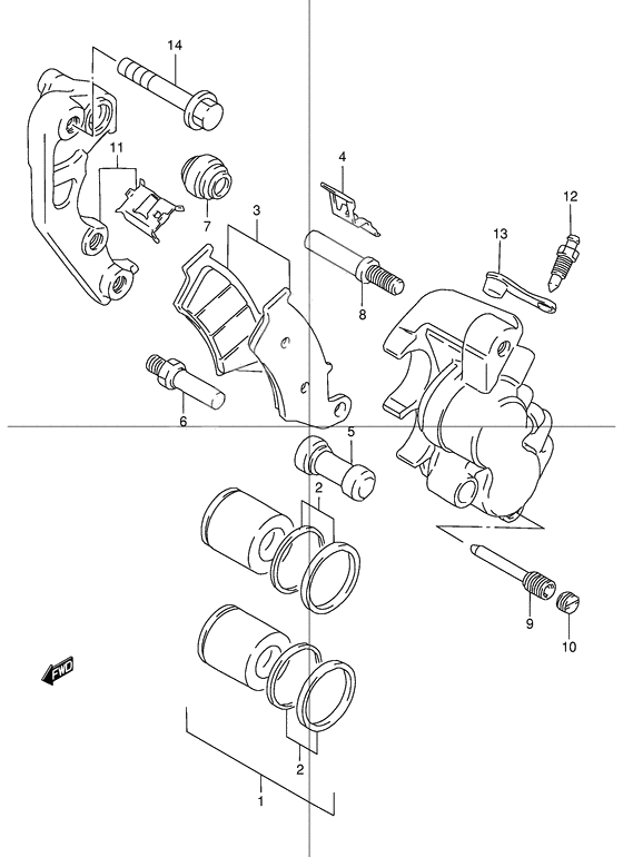 Front caliper