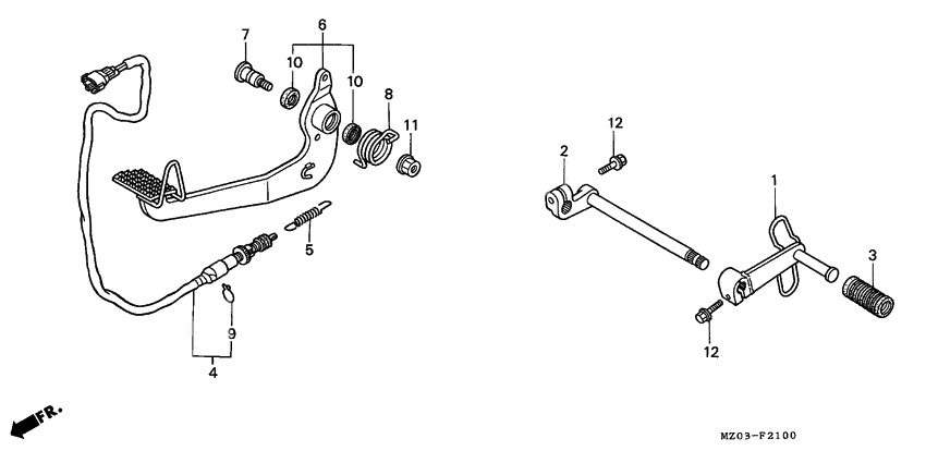 Brake pedal assy