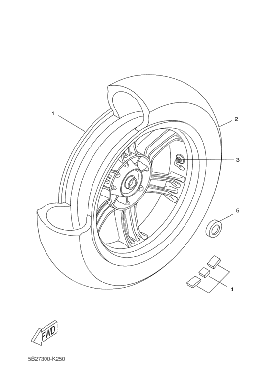Заднее колесо