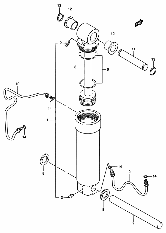 Tilt cylinder