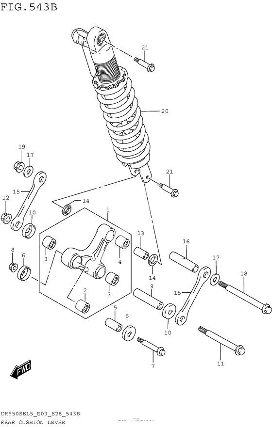 Рычаг прогрессии (Dr650Sel5 E28)