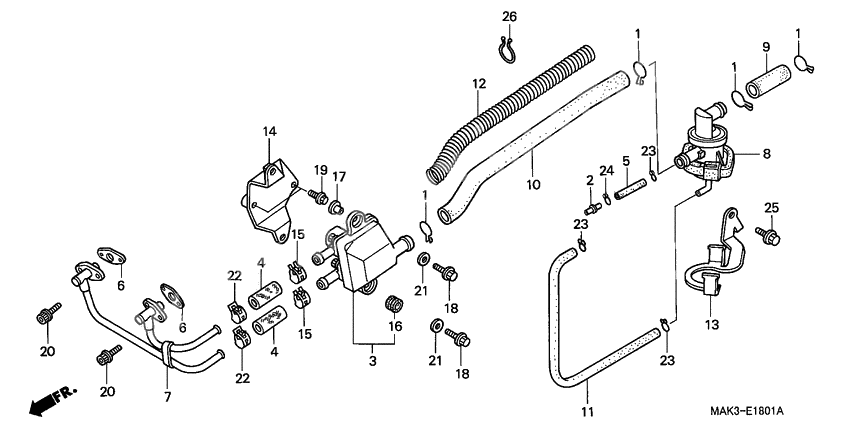 Air suction valve              

                  2