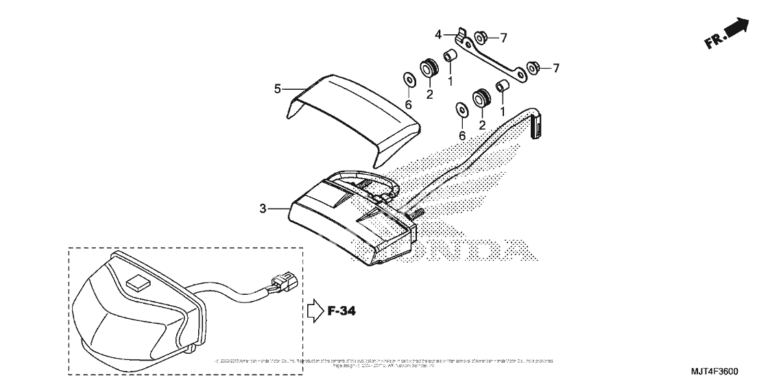 Задний фонарь (Стоп-сигнал)