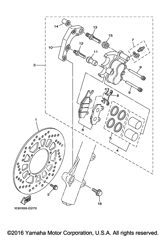 Передний тормоз