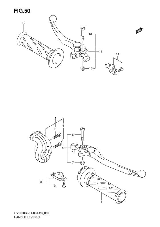 Handle lever              

                  Sv1000s