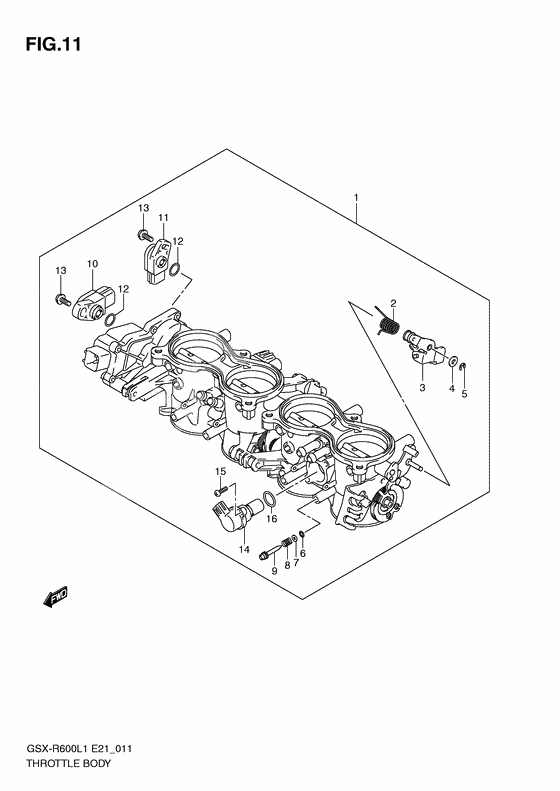 Throttle body