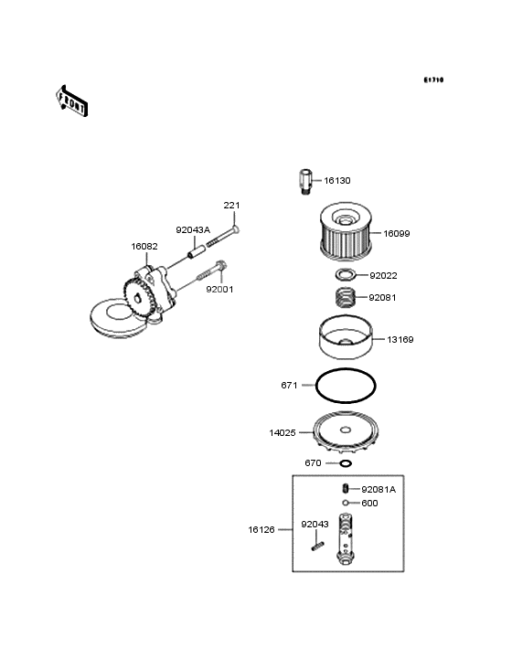 Oil pump/oil filter