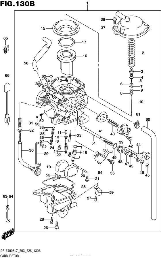 Carburetor (Dr-Z400Sl7 E28)