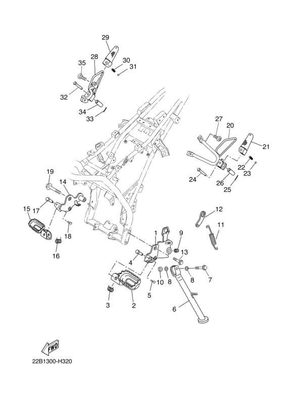 Подножки & Подставка