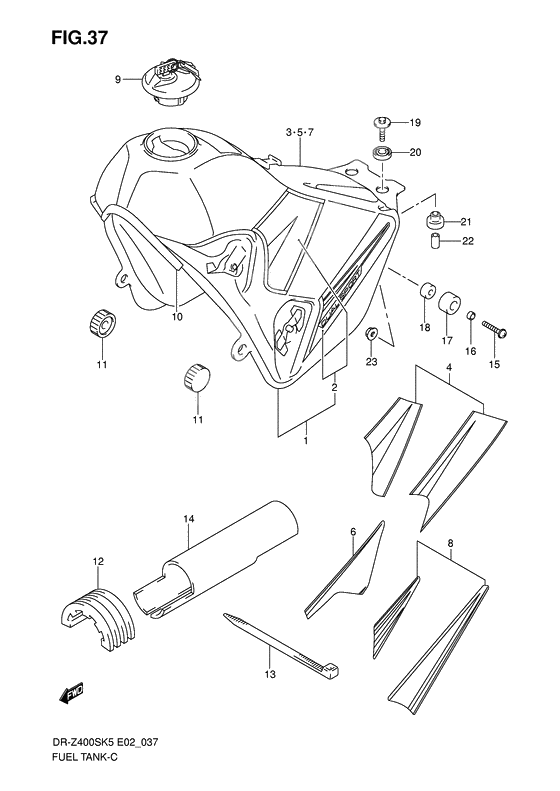 Tank fuel              

                  Model k5/k6/k7/k8