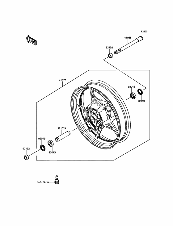 Front wheel