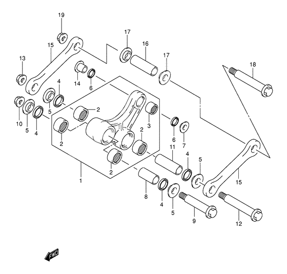 Rear cushion lever              

                  Model k1