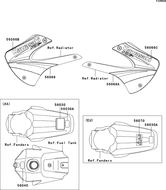 Labels(kx85-a4/b4)