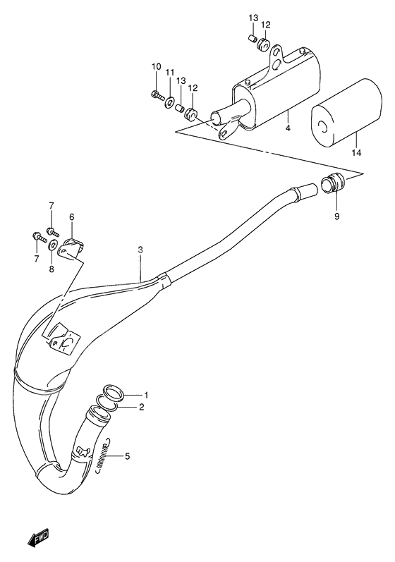 Muffler comp