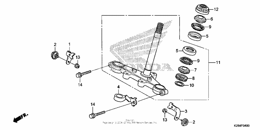 Steering stem