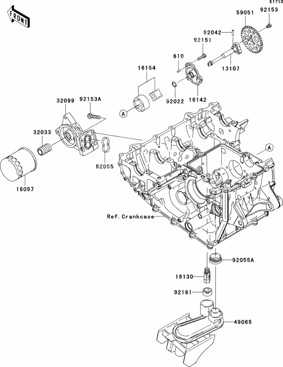 Oil pump/oil filter