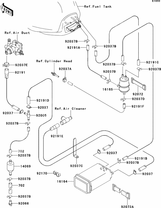 Fuel evaporative system(ca)