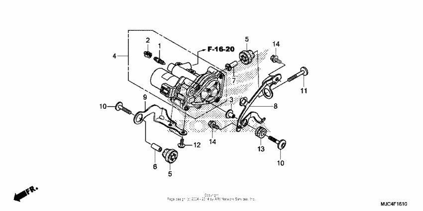 Rear power unit (cbr600ra)