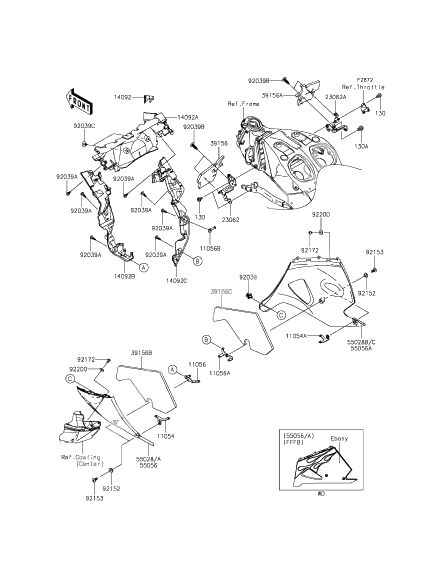 Cowling lowers